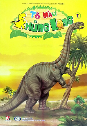 Sách Tô Màu Khủng Long (Tập 1)