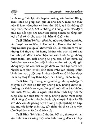 Sách Tìm Hiểu Tính Cách Con Người Qua Năm Sinh Tuổi Tý