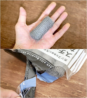 Set 12 cuộn cọ rửa xoong nồi bằng thép mịn Echo Metal hàng nội địa Nhật Bản