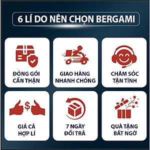 Combo 2 Sữa tắm nam Bergami hương nước hoa nam cao cấp mùi hương quyến rũ & trầm ấm Bergami 330ml