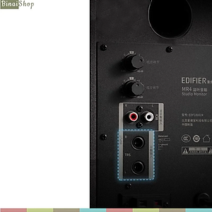 Edifier MR4 - Loa Kiểm Âm Công Suất 42W, Kết Nối TRS/RCA/AUX Cho Phòng Thu - Hàng chính hãng