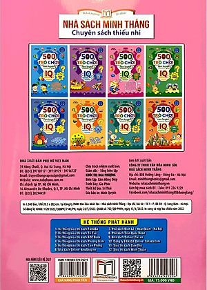 500 trò chơi rèn luyện IQ (4-10 tuổi) - Khả năng phân tích (sách bản quyền)