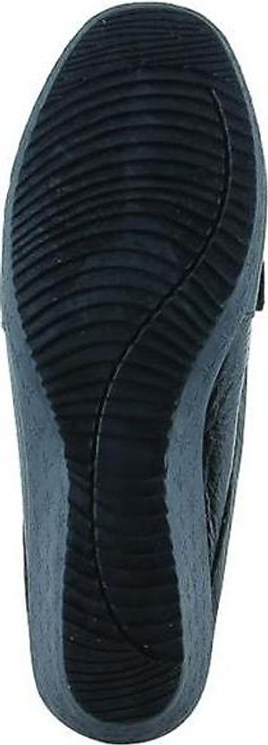 Giày Sabo Nữ Da Bò Huy Hoàng HT7936 - Đen