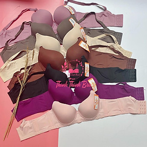 Áo ngực Thái Lan 8802 (size lớn 44, 46) - mút mỏng, quả to, có gọng, bảng áo chống xệ, dành cho bạn ngực lớn