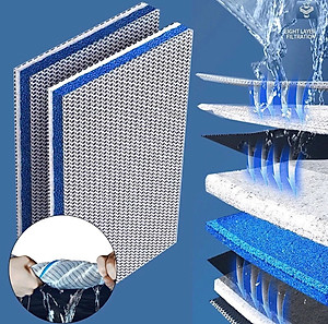 Bông Lọc Bể Cá 8D | 8 Lớp Lọc Nước Siêu Sạch, Hiệu Quả Gấp Đôi
