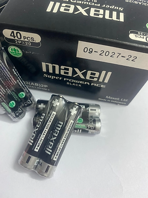 40 VIÊN PIN MAXELL AAA TEM BẠC - HÀNG CHÍNH HÃNG