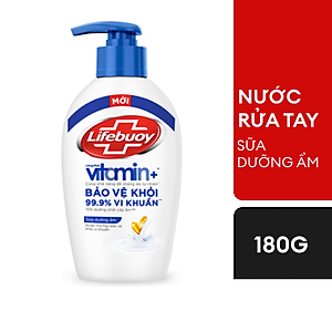 Combo 2 LIFEBUOY nước rửa tay sữa dưỡng ẩm 180g