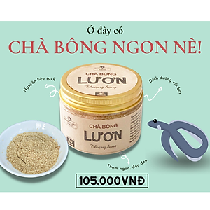Chà bông Lươn thượng hạng Phamnghiafood 40gr - Ruốc lươn 92.4% thịt Lươn chuẩn VietGap. Cho bé dinh dưỡng, cho mẹ nhàn tênh