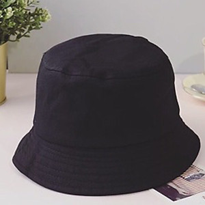 Mũ rộng vành trơn đơn giản dễ phối đồ, vành rộng chống nắng, chất liệu vải mềm mại, thoải mái - Hạnh Dương