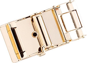 Đầu Khóa Da Cá Sấu 3,5 Phân Đầu Vàng Huy Hoàng HT9214 - Nâu Đất