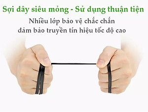 Ugreen UG50180NW102TK 15M màu Đen Cáp mạng LAN CAT6 dây dẹt - HÀNG CHÍNH HÃNG