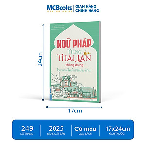 Sách - Ngữ pháp tiếng Thái Lan thông dụng - Kèm App học Online