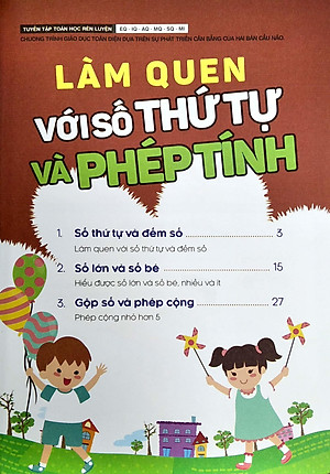 Tủ Sách Tư Duy Toán Học HQ - Làm Quen Với Số Thứ Tự Và Phép Tính