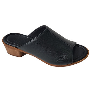 Dép Cao Gót Nữ BIGGBEN Da Bò Cao 4 Phân DCG61