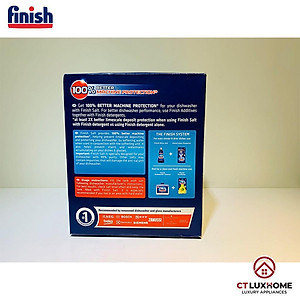 Muối rửa chén bát Finish 3kg - Hàng chính hãng [Không mùi, Rẻ vô địch]