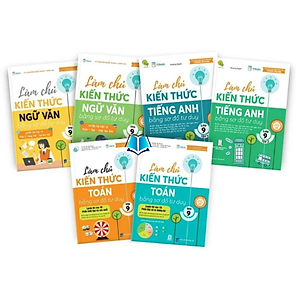 Sách - Combo/Lẻ Làm chủ kiến thức bằng sơ đồ tư duy lớp 9 Toán - Ngữ Văn - Tiếng Anh