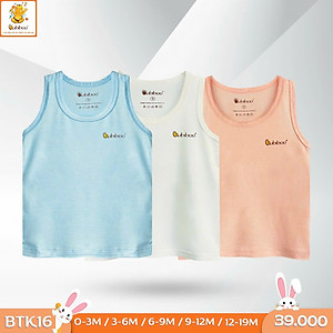 Áo Ba Lỗ Sơ Sinhvải Visco Siêu mềm mại cho bé trai bé gái