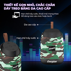 Loa Bluetooth di động Energizer Kiêm Sạc Dự Phòng BTS 061 - Hàng Chính Hãng
