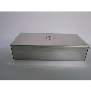 Hộp inox chữ nhật - Size: lớn 23x11x5cm