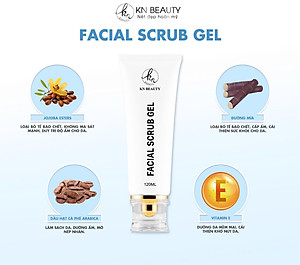 Gel Tẩy Tế Bào Chết Tinh Chất Cà Phê KN Beauty - Facial Scrub Gel 120 ml