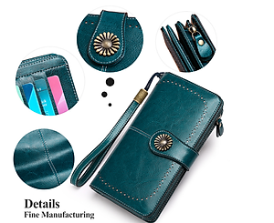 Ví Da Bò Cầm Tay Dáng Dài Thời Trang cao cấp Cho Nữ phong cách mới