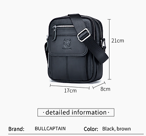 Túi đeo chéo nam 100% da bò thật cao cấp phong cách mới