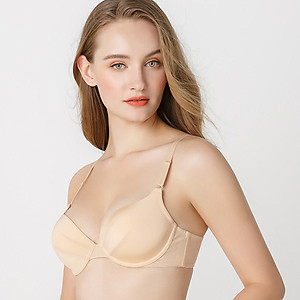 Áo lót nữ nâng ngực tạo khe Triumph 218-280 cúp chéo, có gọng, đệm mút vừa