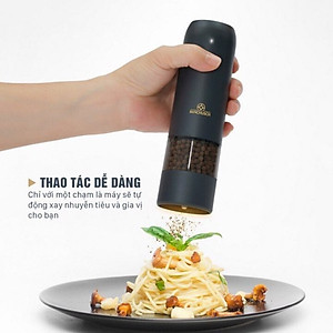 Máy Xay Tiêu Tự Động Bằng Điện Benchusch Màu Trắng/ Đen/ Xanh/ Đỏ