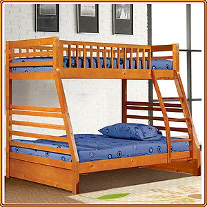Giường 2 tầng Tundo màu vàng 1m/1m4