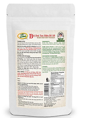 Bột hòa tan hiệu bồ đề (có đường) 200g - Thương hiệu Hùng Phát