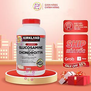 Glucosamine 1500mg Chondroitin 1200mg Kirkland Signature Mỹ- Giảm các triệu chứng đau nhức xương khớp hiệu quả - QuaTangMe Extaste