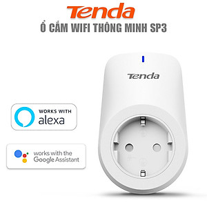 Ổ cắm wifi thông minh Tenda SP3 Điều khiển từ xa - Hàng Chính Hãng