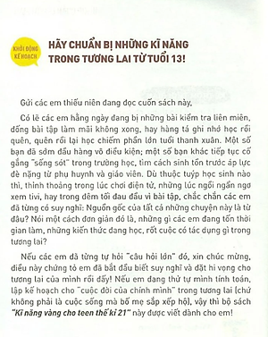 Sách Kĩ Năng Vàng Cho Teen Thế Kỉ 21 - Bí Kíp Quản Lí Thời Gian