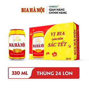 Combo 2 Thùng Bia Hà Nội - Thùng 24 lon 330ml