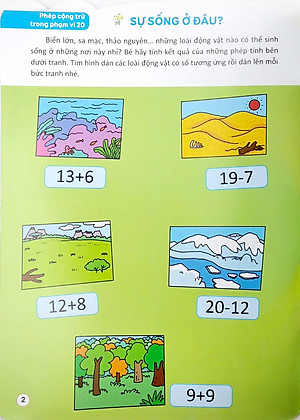 Sách Bóc Dán Hình Thông Minh Phát Triển Khả Năng Tư Duy Toán Học IQ EQ CQ (5-6 Tuổi) - 198 Sticker (Quyển 6)