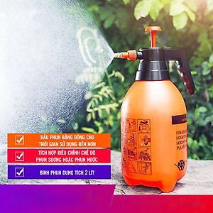 Bình xịt phun sương tưới cây bình áp suất nén khí cao cấp 2 lít