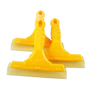 Dụng cụ dán decal nhựa lớn 16cm - màu vàng