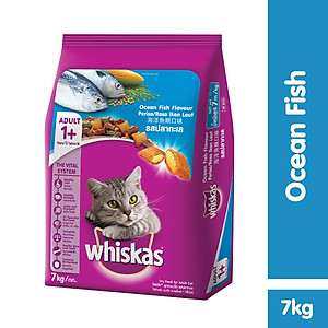 Đồ Ăn Cho Mèo Vị Cá Biển Whiskas Dạng Bao (7kg)