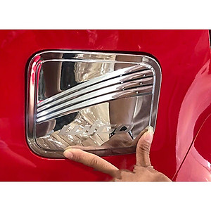 Ốp nắp bình xăng mạ Crom dành cho xe Toyota Wigo