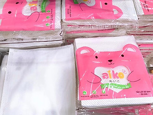 Combo 5 Bịch Tấm Lót Xu Sơ Sinh Aiko (Bịch 30 Miếng)