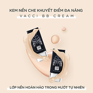 Kem BB VACCI - Che Khuyết Điểm - Lớp Nền Hoàn Chỉnh - Nâng Tone Da SPF36+PA++