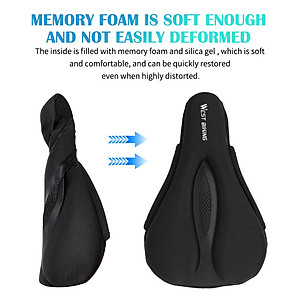 Đệm Yên Xe Đạp MTB Silicon Bọt Biển Thoáng Khí