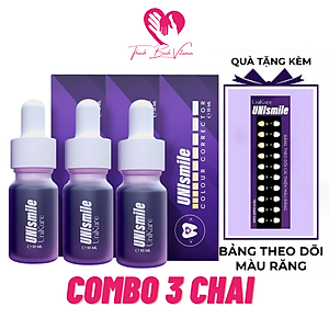 Serum Trắng Răng UNISMILE, Hỗ Trợ Cải Thiện Răng Ố Vàng 10ml