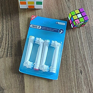 Cho máy Oral B Braun, bộ 4 Đầu Bàn Chải đánh răng điện thay thế MIHOCO EB60-P New Gum Care, sợi cước siêu mềm, cho răng lợi nhạy cảm