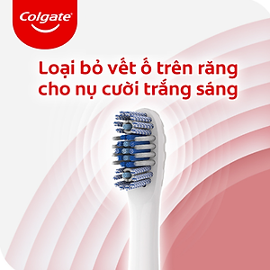 Bàn chải điện Colgate Sonic Optic White trắng sáng sóng âm