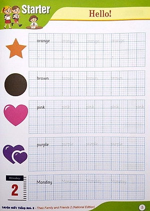 Luyện Viết Tiếng Anh Family And Friends 2 - National Edition