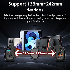 Gamepad Tay Game không dây D8 Bluetooth hoặc gắn trực tiếp điện thoại ,  siêu nhạy , không trễ cho điện thoại máy tính hàng nhập khẩu