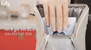 Túi giữ nhiệt bình sữa đôi (chứa được 2 bình sữa cổ siêu rộng) có thể giữ ấm hoặc giữ lạnh + tặng 2 zipper 20x30cm dùng bao đựng bình sữa giúp giữ nhiệt tốt hơn