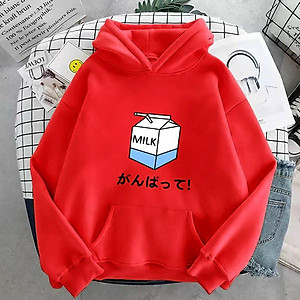 ÁO HOODIE NAM NỮ IN HỘP SỮA (NHIỀU MÀU)