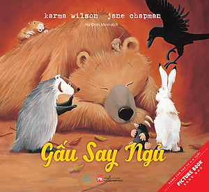 Sách tranh song ngữ Gấu say ngủ - Ehomebooks